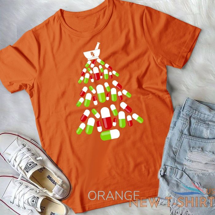 funny pharmacy christmas tree shirts pharmacist christmas unisex t shirt 5.jpg