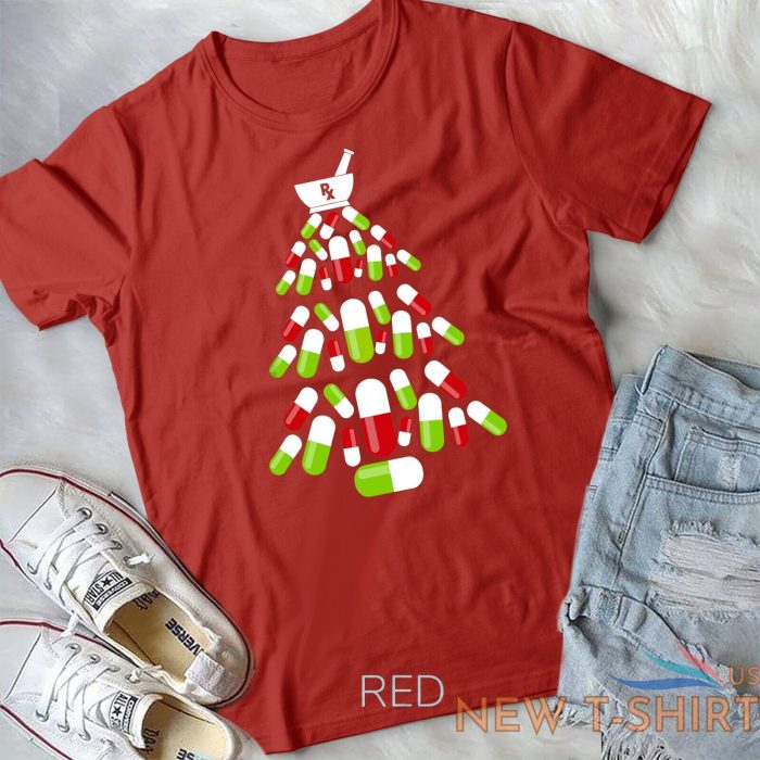 funny pharmacy christmas tree shirts pharmacist christmas unisex t shirt 6.jpg