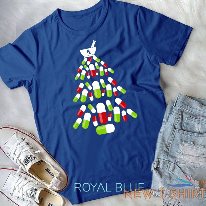 funny pharmacy christmas tree shirts pharmacist christmas unisex t shirt 7.jpg