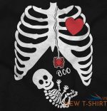 funny pregnant halloween cute skeleton baby womens short sleeve ladies t shirt 1.jpg