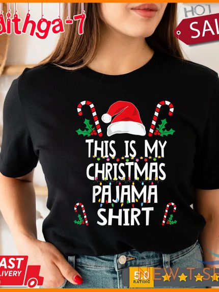 funny this is my christmas pajama santa hat xmas lights t shirt size s 4xl 0.jpg