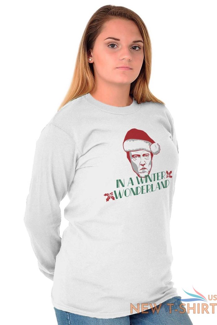 funny ugly xmas walken in a winter wonderland christmas long sleeve tshirt 4.jpg