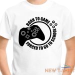 gaming t shirt born to game funny adult men kids boy tee top gamer games t shirt 0.jpg