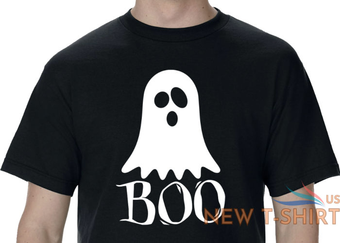 ghost halloween boo t shirt short sleeve graphic tee unisex apparel text logo 0.png