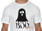 ghost halloween boo t shirt short sleeve graphic tee unisex apparel text logo 2.png