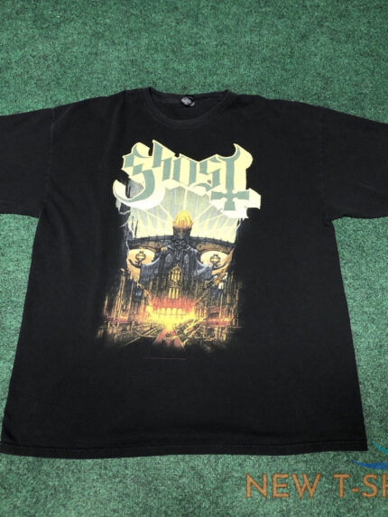 ghost meliora heavy metal band t shirt size 2xl black concert album goth 0.jpg