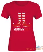 girls mummy elf printed t shirt ladies xmas party short sleeve top cotton tee 3.jpg