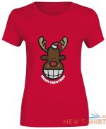 girls reindeer merry christmas print santa t shirt ladies short sleeve cotton 0.jpg