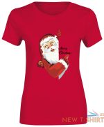 girls santa saying merry christmas print t shirt cotton ladies short sleeve top 3.jpg