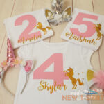 girls unicorn t shirt birthday outfit personalised 2nd 3rd 4th 5th 6th top gift 0.jpg
