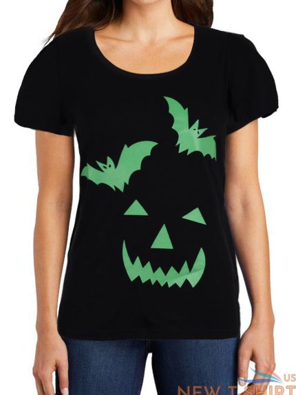 glow in the dark printed t shirts ladies mens costume dracula crew neck top uk 1.jpg