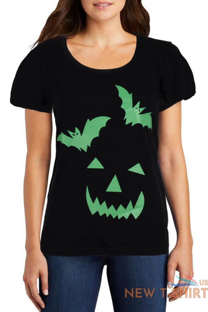 glow in the dark printed t shirts ladies mens costume dracula crew neck top uk 1.jpg