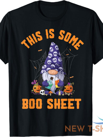 gnomes this is some boo sheet halloween pumpkins gift unisex t shirt 1.jpg