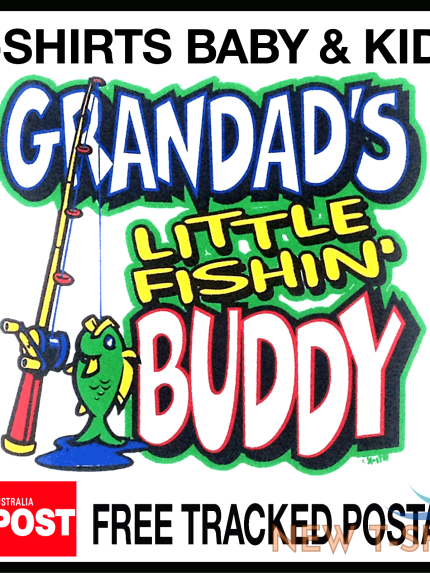 grandad s little fishing buddy t shirt fishing t shirt novelty tee tops funny 0.png
