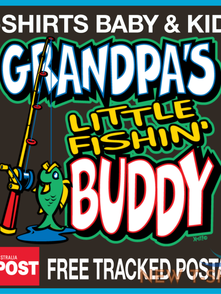 grandpa s little fishing buddy t shirt fishing t shirt novelty tee tops funny 0.png