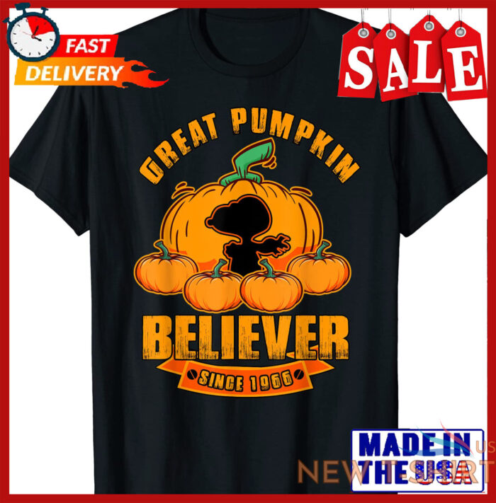 great pumpkin believer since 1966 scary halloween pumkins t shirt size s 5xl 0.jpg