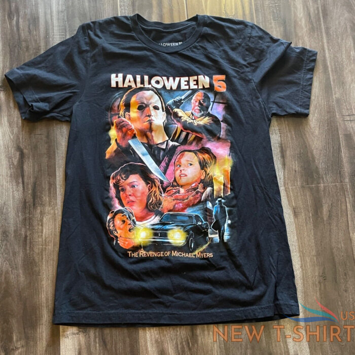 halloween 5 revenge of michael myers terror threads men s black large tshirt 0.jpg