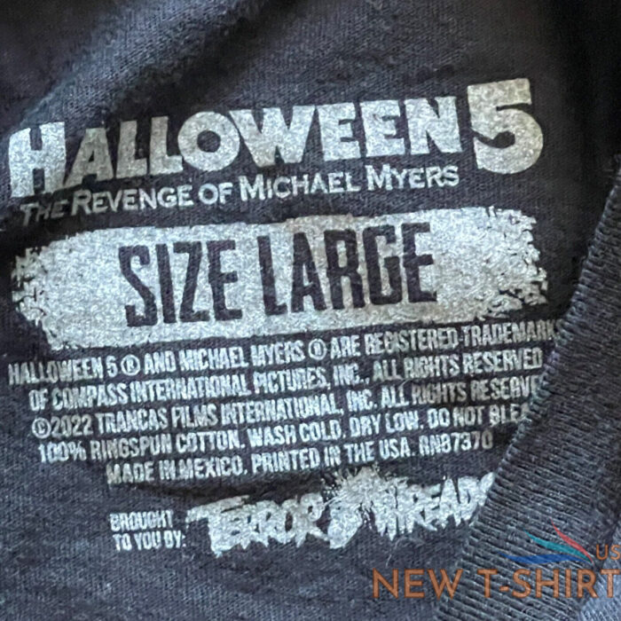 halloween 5 revenge of michael myers terror threads men s black large tshirt 3.jpg