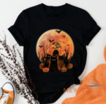 halloween cat shirt black cats pumpkins under the moon shirt cute cute 0.png