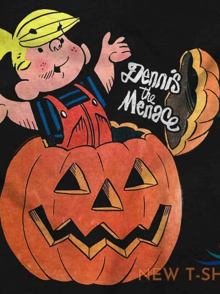 halloween dennis the menace pumpkin graphic t shirt men or women 1 1.jpg