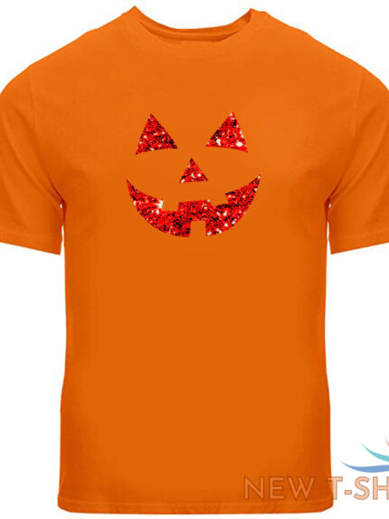 halloween glitter shirt pumpkin tee jack o lantern face funny spooky fun t shirt 0.jpg