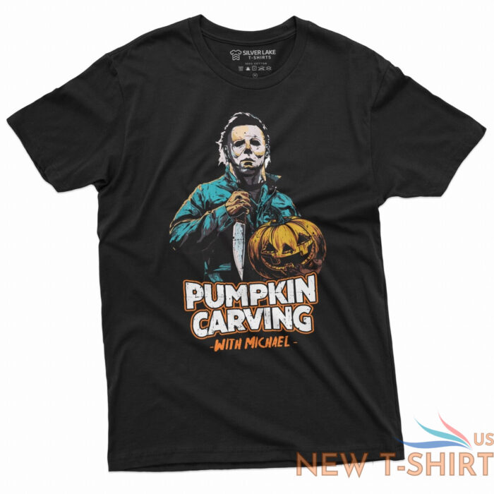 halloween horror movie t shirt pumpkin carving tshirt costume party tee shirt 0.jpg