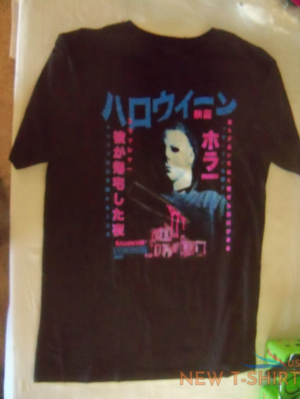 halloween michael myers japanese movie postert shirt nwot men s large 0.png