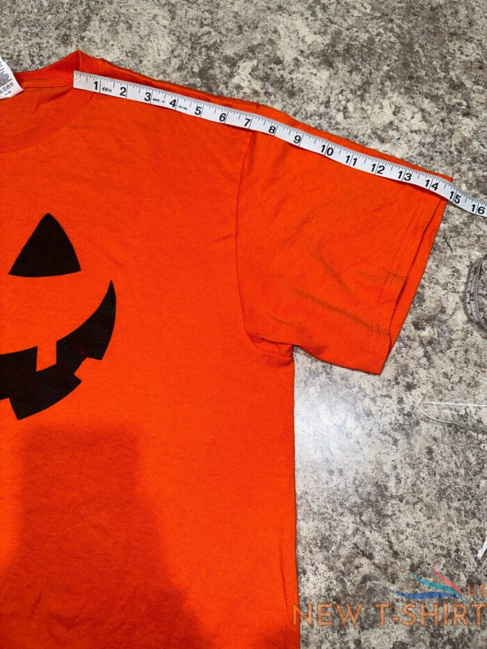 halloween pumpkin face mens shirt orange large halloween cotton 3.jpg