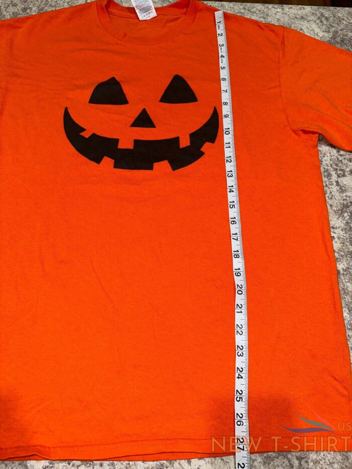 halloween pumpkin face mens shirt orange large halloween cotton 6.jpg