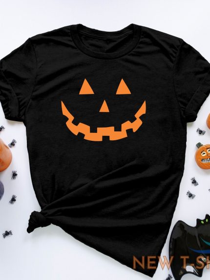 halloween pumpkin scary face printed unisex adults funny classic t shirt tee top 0.jpg
