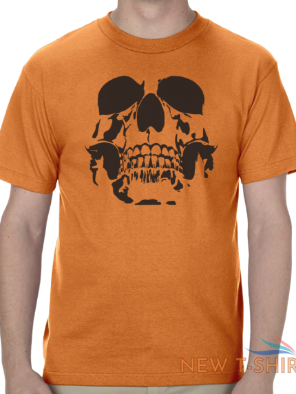 halloween skull t shirt short sleeve graphic tee unisex apparel text logo design 1.png