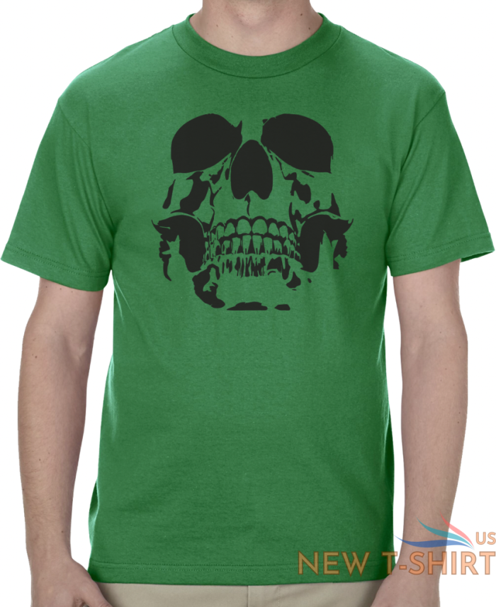 halloween skull t shirt short sleeve graphic tee unisex apparel text logo design 5.png