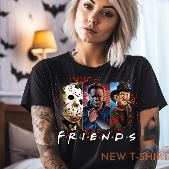 halloween t shirt for men women horror movie killers scary friends 0.jpg