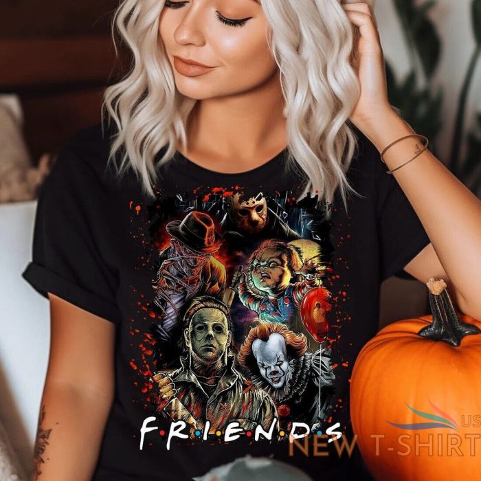 halloween t shirt for men women horror movie killers scary friends p1 0.jpg
