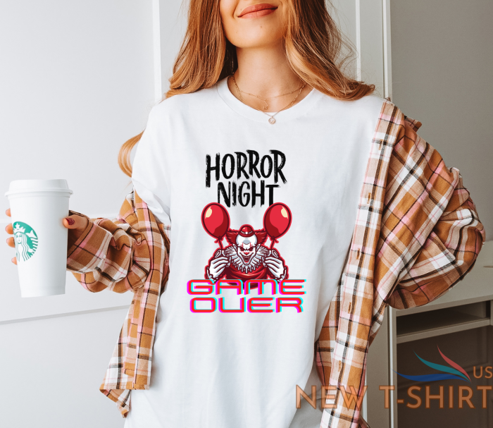 halloween t shirt scary clown shirt gift for a girlfriend gift for halloween 3 1.png