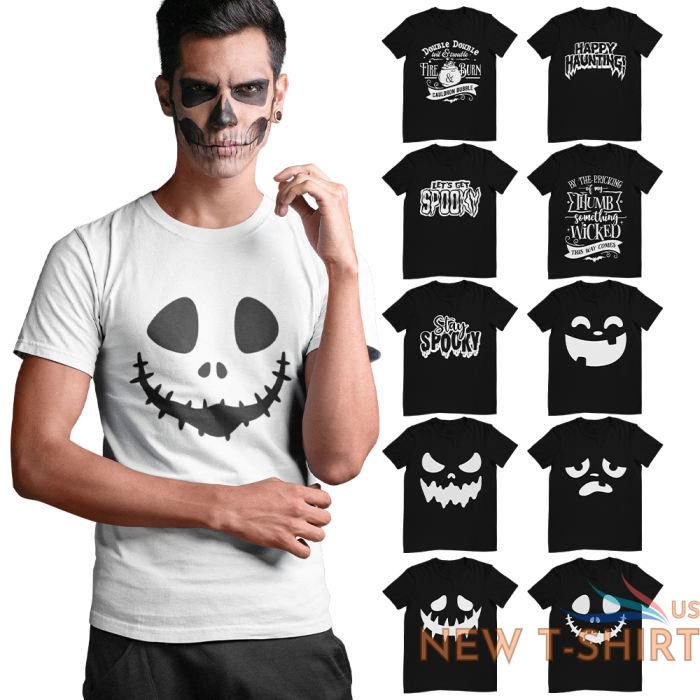 halloween t shirt spooky scary trick treat tee mens womens unisex costume top 0.png