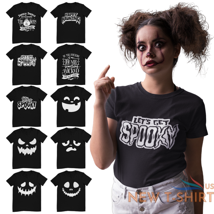 halloween t shirt spooky scary trick treat tee mens womens unisex costume top 1.png