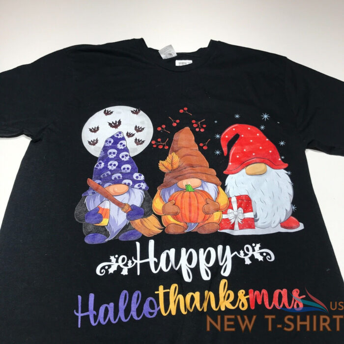 halloween thanksgiving christmas gnomes t shirt mens size large short sleeve nwt 2.jpg