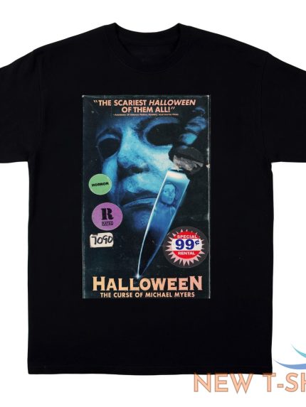 halloween the curse of michael myers vhs cover t shirt free shipping 1.jpg