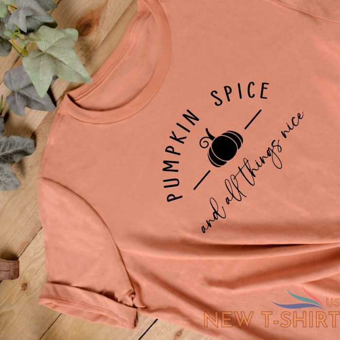 halloween tshirt ladies t shirt pumpkin spice and all things nice halloween 3.jpg