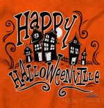 happy halloween spooky trick or treat haunted womens short sleeve crewneck tee 1.jpg