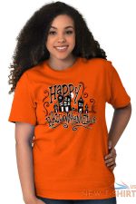 happy halloween spooky trick or treat haunted womens short sleeve crewneck tee 2.jpg