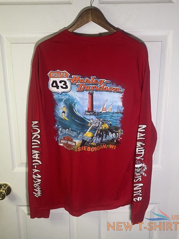 harley davidson christmas pocket t shirt size size xl naughty skull sheboygan wi 1.jpg