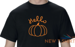 hello pumpkin halloween t shirt short sleeve graphic tee unisex apparel text 0.png