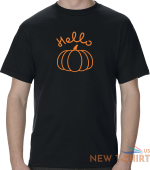 hello pumpkin halloween t shirt short sleeve graphic tee unisex apparel text 1.png