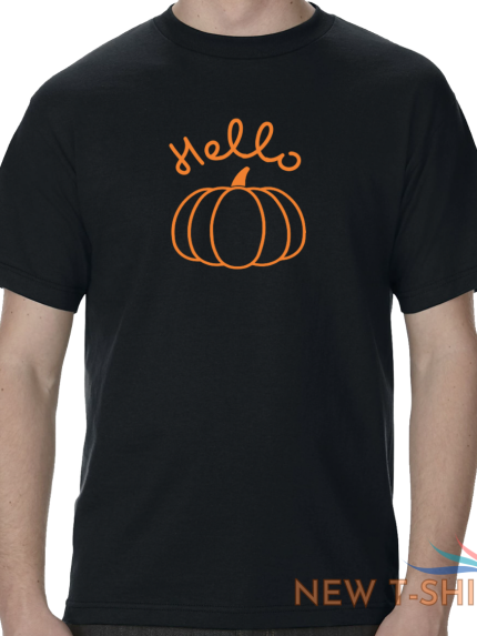 hello pumpkin halloween t shirt short sleeve graphic tee unisex apparel text 1.png