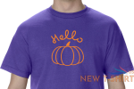 hello pumpkin halloween t shirt short sleeve graphic tee unisex apparel text 2.png