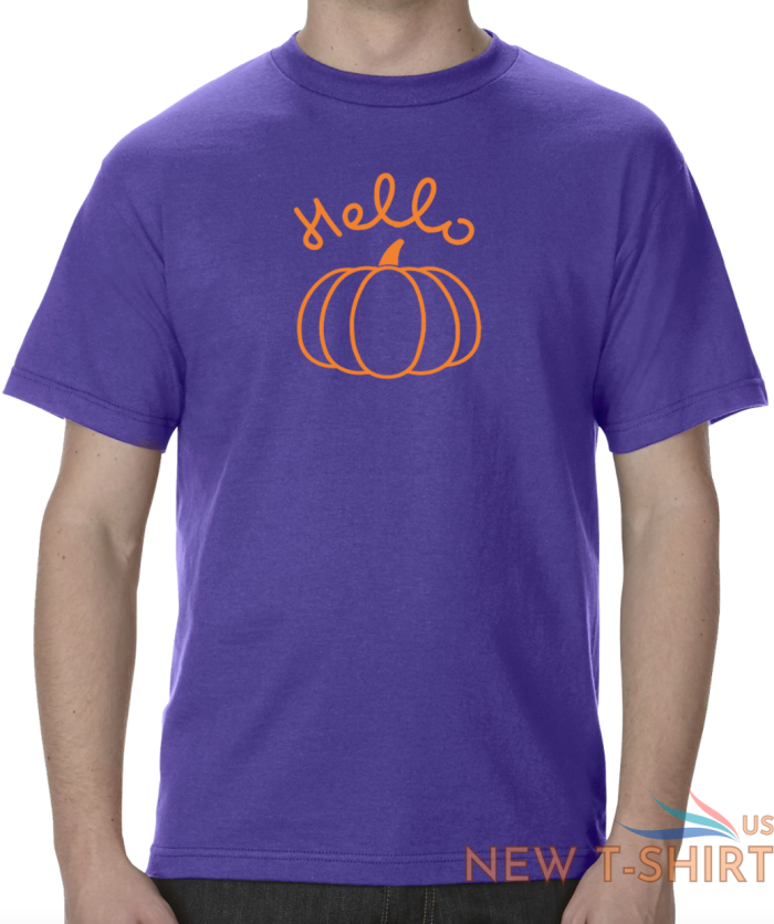 hello pumpkin halloween t shirt short sleeve graphic tee unisex apparel text 3.png