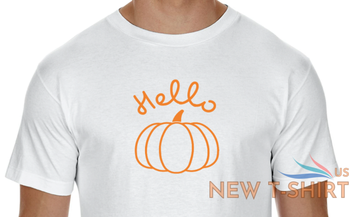 hello pumpkin halloween t shirt short sleeve graphic tee unisex apparel text 4.png