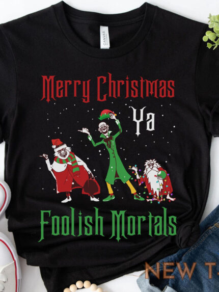 hitchhiking ghosts merry christmas ya foolish mortals t shirt sweatshirt hoodie 0.jpg